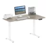 Electric Height Adjustable L-Shaped Standing Desk