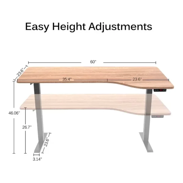 Height Adjustable Electric Standing Desk v4